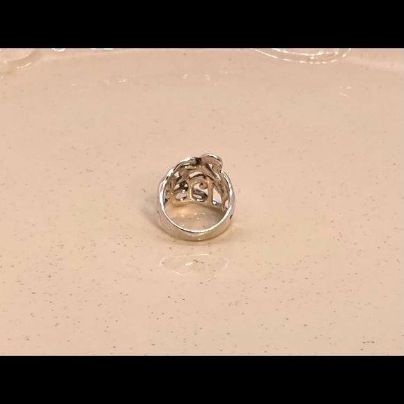 Hagit Gorali Sterling Silver Swirling Lines Ring - Picture 7 of 11